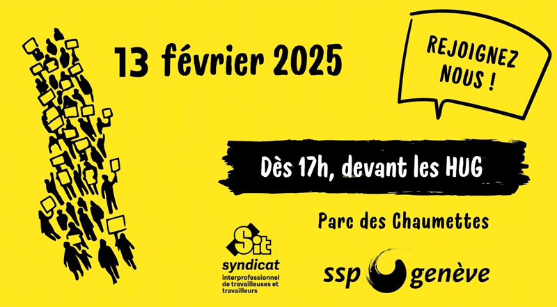 Manifestation pour la revalorisation des salaires dans les secteurs santé social